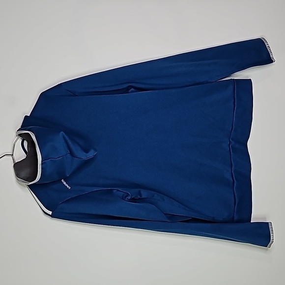 Under Armour blue medium zip up athletic hoodie - Picture 4 of 6